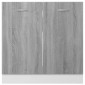 vidaXL Ντουλάπι Νιπτήρα Γκρι Sonoma 80x46x81,5 εκ. Επεξεργασμένο Ξύλο