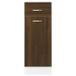 vidaXL Έπιπλο Με Συρτάρι Καφέ Δρυς 30 x 46 x 81,5 εκ. Επεξεργ. Ξύλο