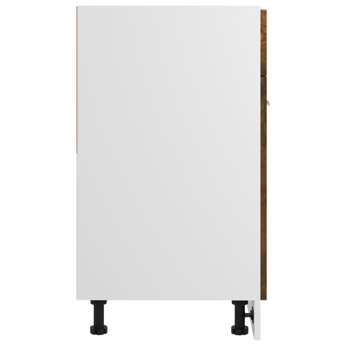 vidaXL Έπιπλο Με Συρτάρι Καπνιστή Δρυς 60x46x81,5 εκ. Επεξεργ. Ξύλο