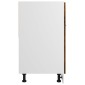 vidaXL Έπιπλο Με Συρτάρι Καπνιστή Δρυς 60x46x81,5 εκ. Επεξεργ. Ξύλο