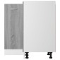 vidaXL Ντουλάπι Κουζίνας Γκρι sonoma75,5x75,5x80,5εκ. Επεξεργ. Ξύλο