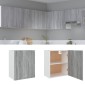 vidaXL Ντουλάπι Κρεμαστό Γκρι Sonoma 50x31x60 εκ. Επεξεργασμένο Ξύλο