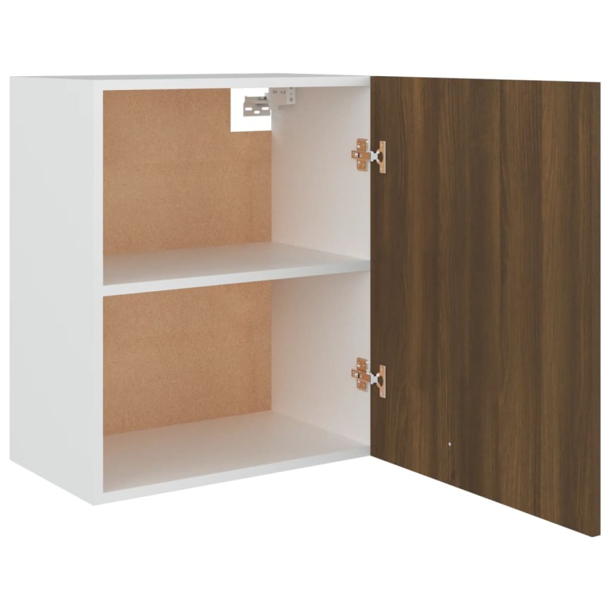 vidaXL Ντουλάπι Κρεμαστό Καφέ Δρυς 50 x 31 x 60 εκ. Επεξεργασμένο Ξύλο