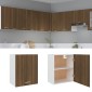 vidaXL Ντουλάπι Κρεμαστό Καφέ Δρυς 50 x 31 x 60 εκ. Επεξεργασμένο Ξύλο