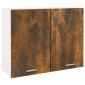 vidaXL Κρεμαστό Ντουλάπι Καπνιστή Δρυς 80x31x60 εκ. από Επεξεργ. Ξύλο