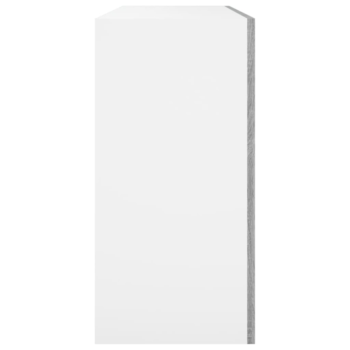 vidaXL Ντουλάπι Κρεμαστό Γκρι Sonoma 80x31x60 εκ. Επεξεργασμένο Ξύλο