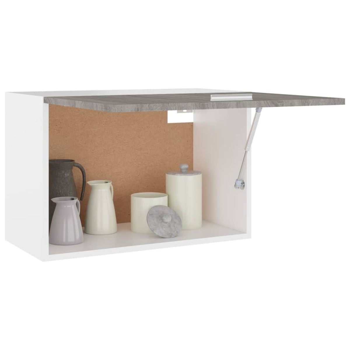 vidaXL Ντουλάπι Κρεμαστό Γκρι Sonoma 60x31x40 εκ. Επεξεργασμένο Ξύλο