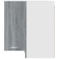 vidaXL Ντουλάπι Κρεμαστό Γωνιακό Γκρι Sonoma 57x57x60 εκ. Επεξ. Ξύλο