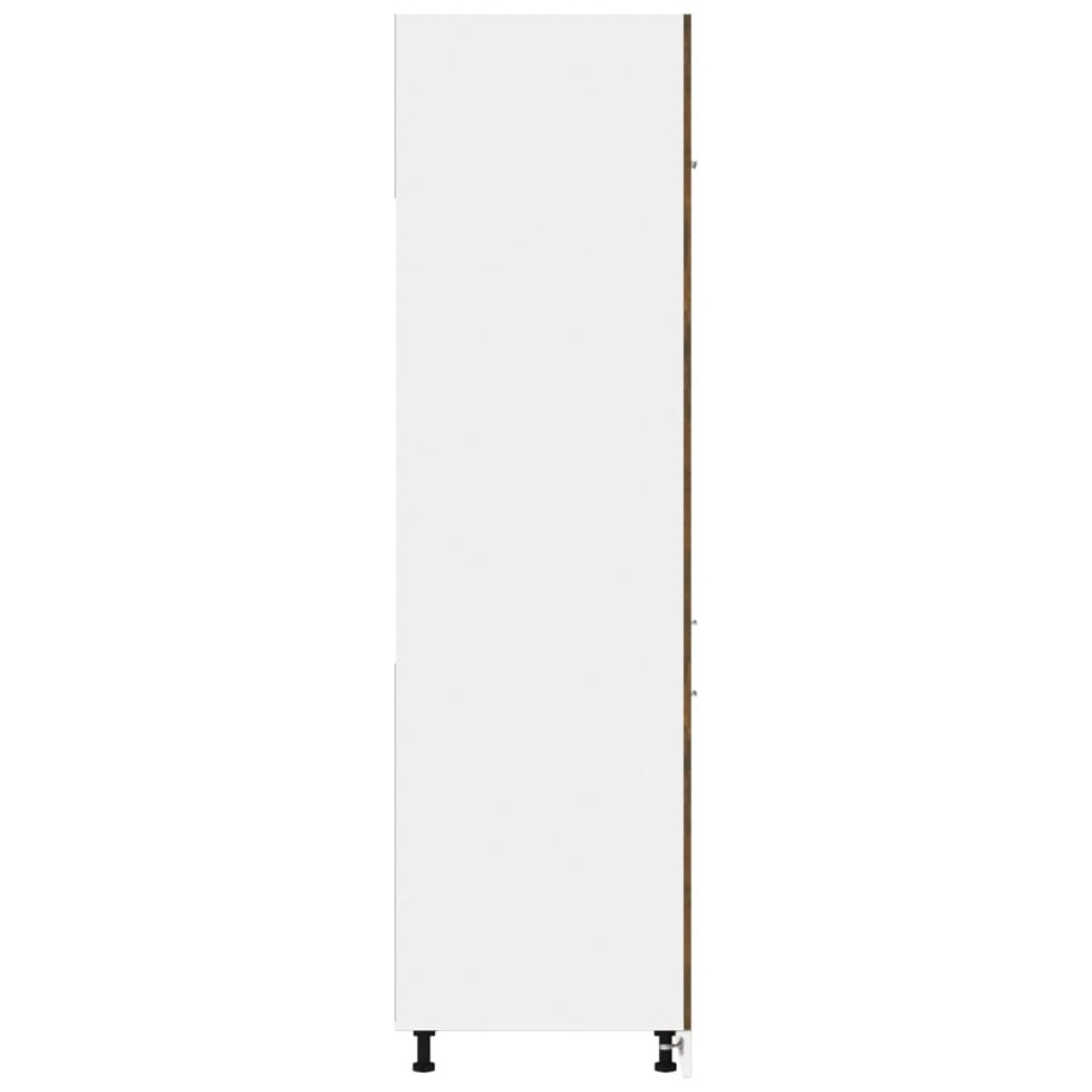 vidaXL Ντουλάπι Ψυγείου Καπνιστή Δρυς 60x57x207 εκ. Επεξεργ. Ξύλο
