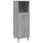 vidaXL Ντουλάπι Μπάνιου Γκρι Sonoma 30x30x95 εκ. Επεξεργασμένο Ξύλο