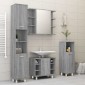 vidaXL Ντουλάπι Μπάνιου Γκρι Sonoma 30x30x95 εκ. Επεξεργασμένο Ξύλο
