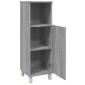 vidaXL Ντουλάπι Μπάνιου Γκρι Sonoma 30x30x95 εκ. Επεξεργασμένο Ξύλο