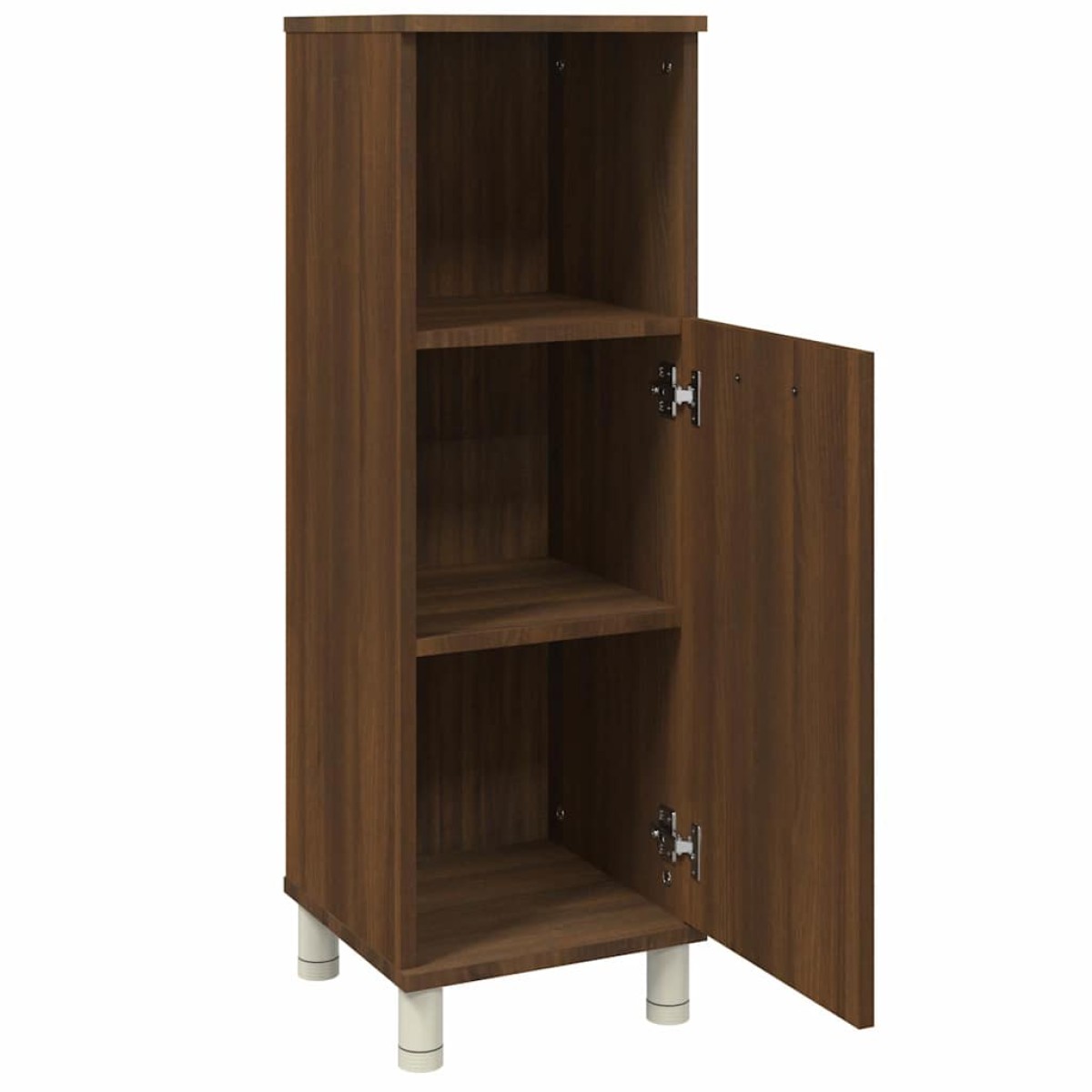 vidaXL Ντουλάπι Μπάνιου Καφέ Δρυς 30x30x95 εκ. Επεξεργασμένο Ξύλο