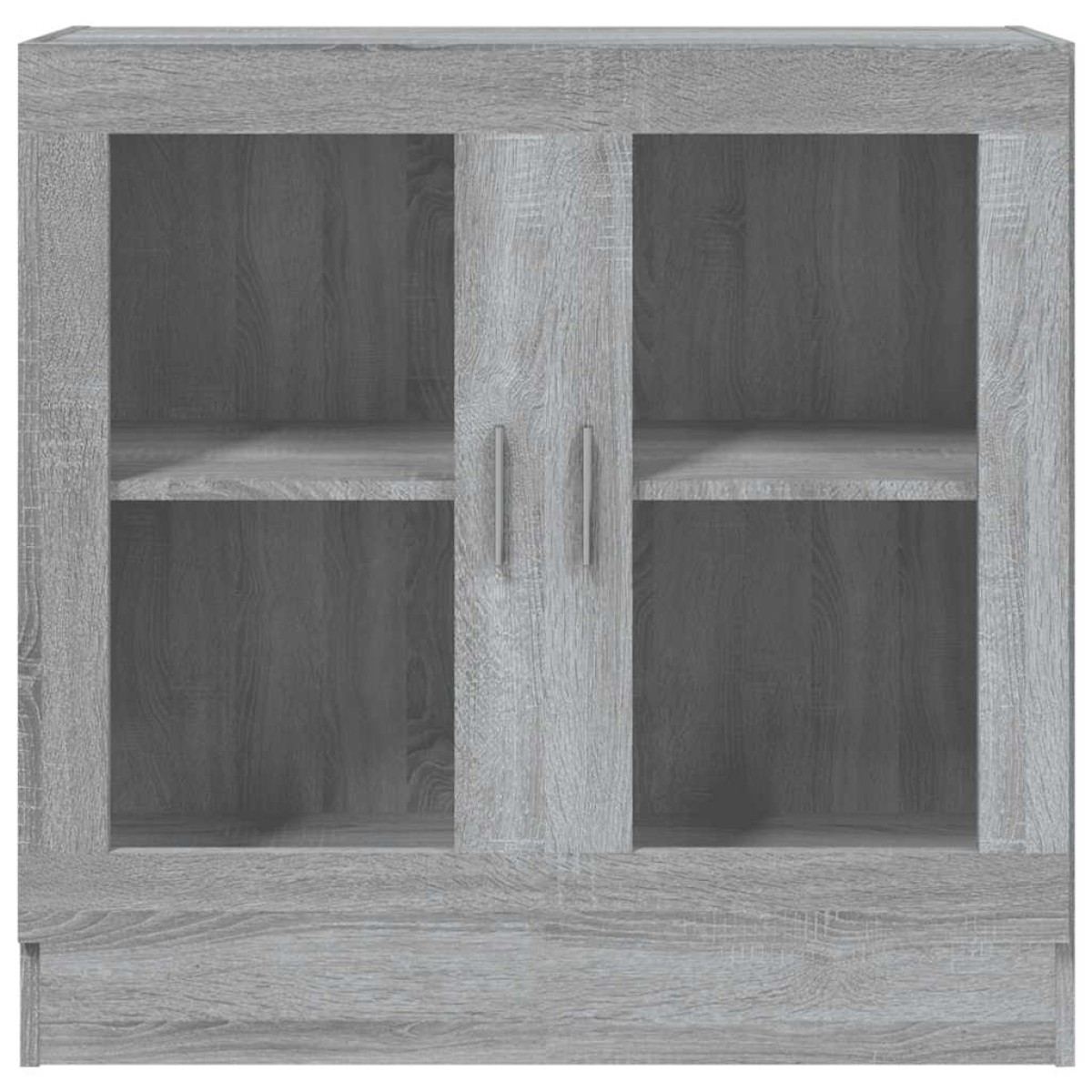 vidaXL Βιτρίνα Γκρι Sonoma 82,5x30,5x80εκ. από Επεξεργασμένο Ξύλο