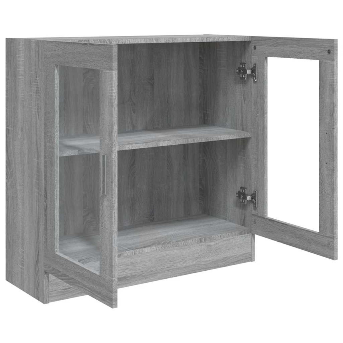 vidaXL Βιτρίνα Γκρι Sonoma 82,5x30,5x80εκ. από Επεξεργασμένο Ξύλο