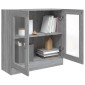 vidaXL Βιτρίνα Γκρι Sonoma 82,5x30,5x80εκ. από Επεξεργασμένο Ξύλο
