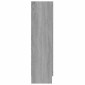 vidaXL Βιτρίνα Γκρι Sonoma 82,5 x 30,5 x 115 εκ. Επεξεργασμένο Ξύλο