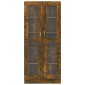vidaXL Βιτρίνα Καπνιστή Δρυς 82,5x30,5x185,5 εκ. Επεξεργασμένο Ξύλο
