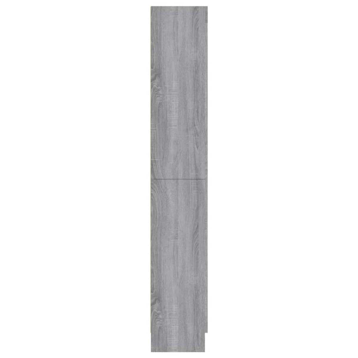 vidaXL Βιτρίνα Γκρι Sonoma 82,5x30,5x185,5 εκ. από Επεξεργασμένο Ξύλο