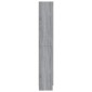 vidaXL Βιτρίνα Γκρι Sonoma 82,5x30,5x185,5 εκ. από Επεξεργασμένο Ξύλο