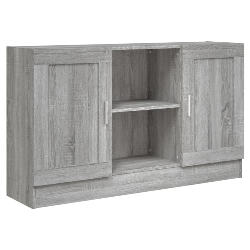 vidaXL Μπουφές Γκρι Sonoma 120 x 30,5 x 70 εκ. από Επεξεργασμένο Ξύλο