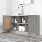 vidaXL Μπουφές Γκρι Sonoma 120 x 30,5 x 70 εκ. από Επεξεργασμένο Ξύλο