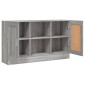 vidaXL Μπουφές Γκρι Sonoma 120 x 30,5 x 70 εκ. από Επεξεργασμένο Ξύλο