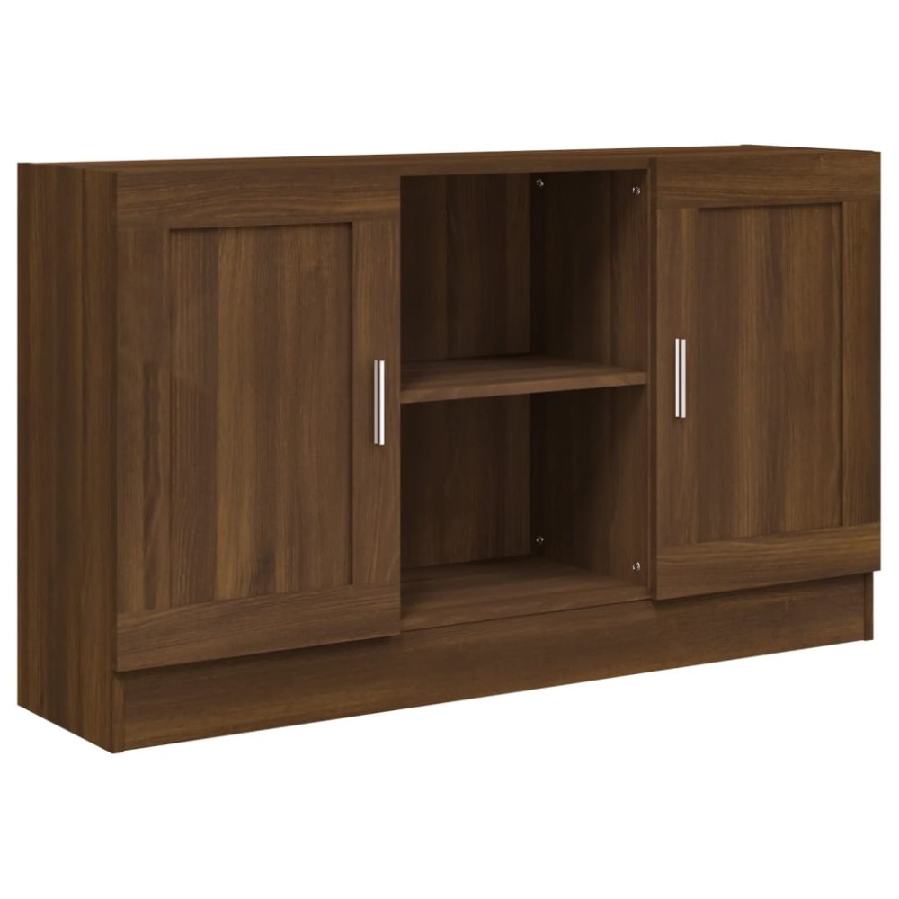 vidaXL Μπουφές Καφέ Δρυς 120 x 30,5 x 70 εκ. από Επεξεργασμένο Ξύλο