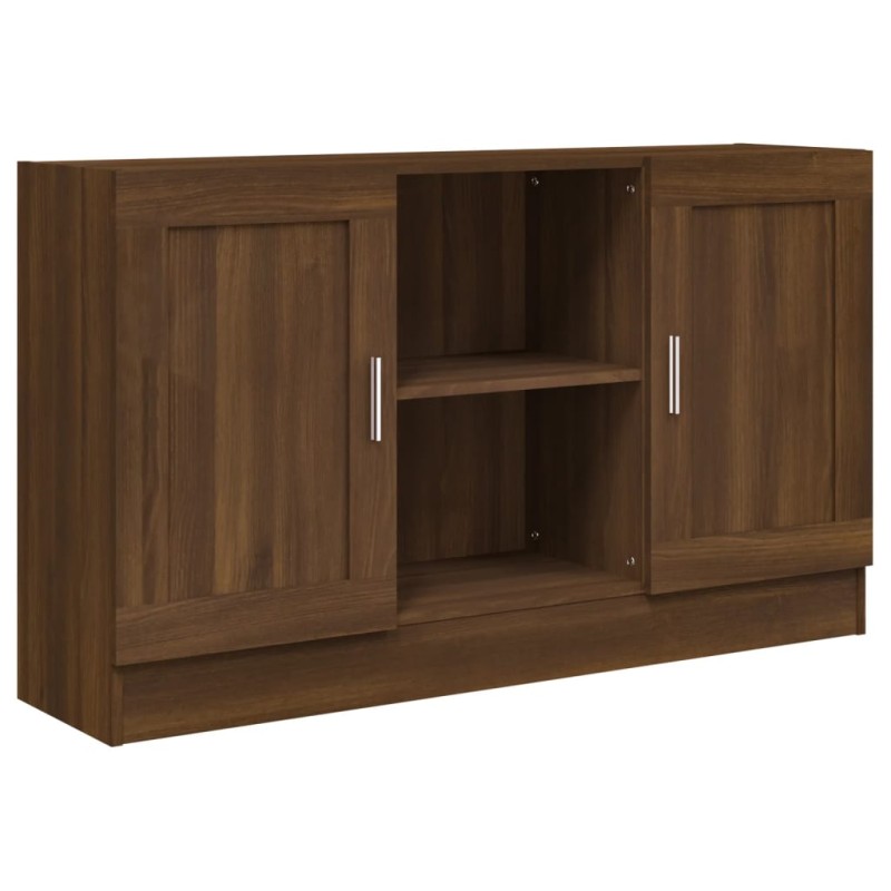 vidaXL Μπουφές Καφέ Δρυς 120 x 30,5 x 70 εκ. από Επεξεργασμένο Ξύλο