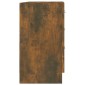 vidaXL Ντουλάπι Νιπτήρα Καπνιστή Δρυς 63 x 30 x 54 εκ. Επεξεργ. Ξύλο