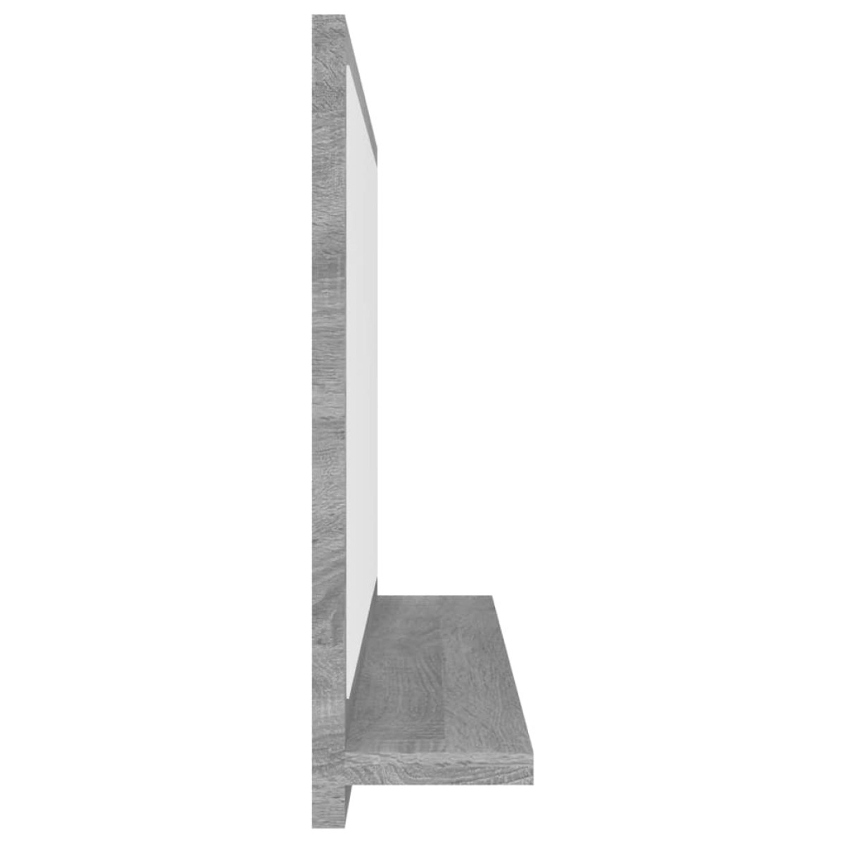 vidaXL Καθρέφτης Μπάνιου Γκρι Sonoma 60x10,5x37 εκ. Επεξεργασμένο Ξύλο