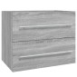 vidaXL Ντουλάπι Νιπτήρα Grey Sonoma 60x38,5x48 εκ. Επεξεργ. Ξύλο