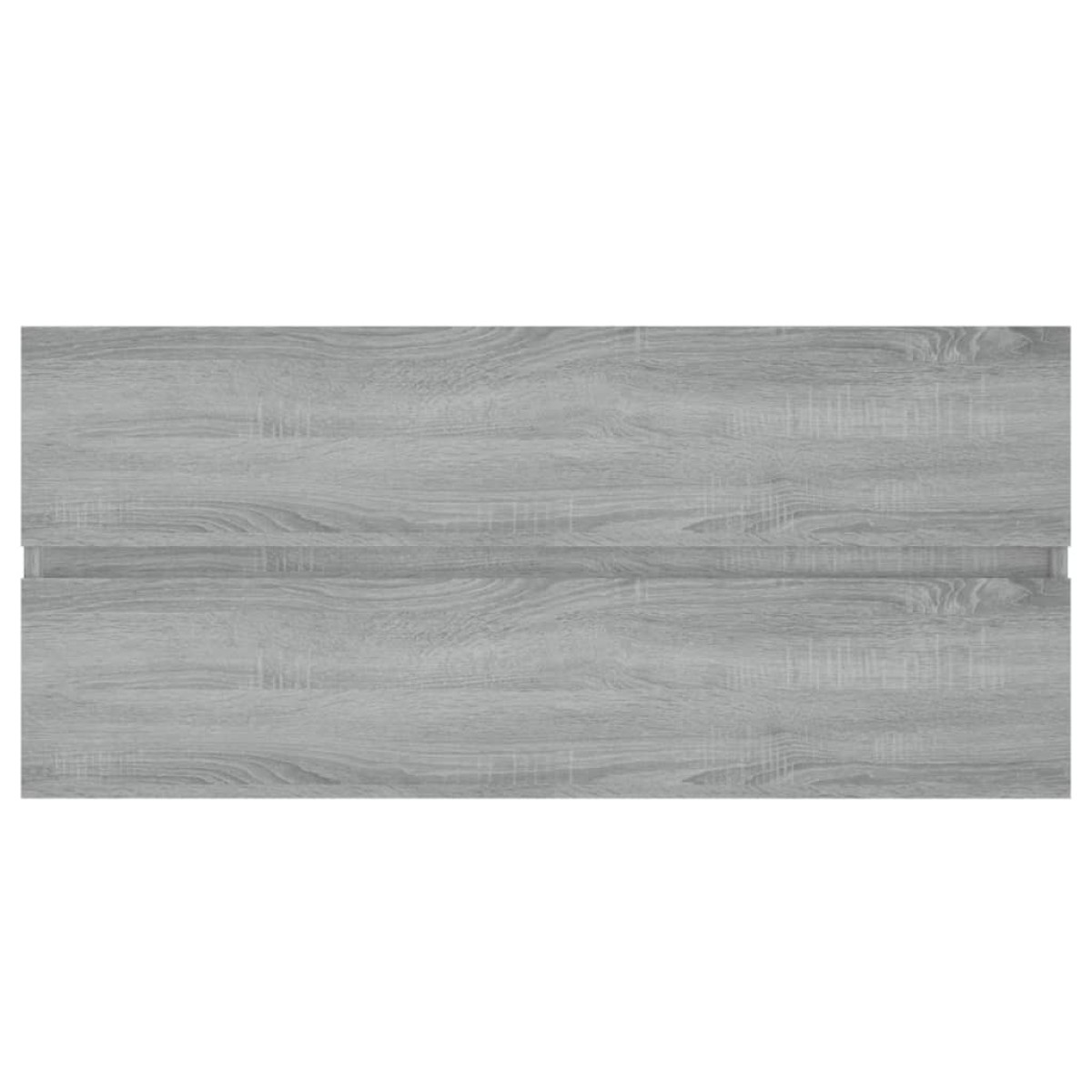 vidaXL Ντουλάπι Νιπτήρα Γκρι Sonoma 100x38,5x45 εκ. Επεξεργασμένο Ξύλο