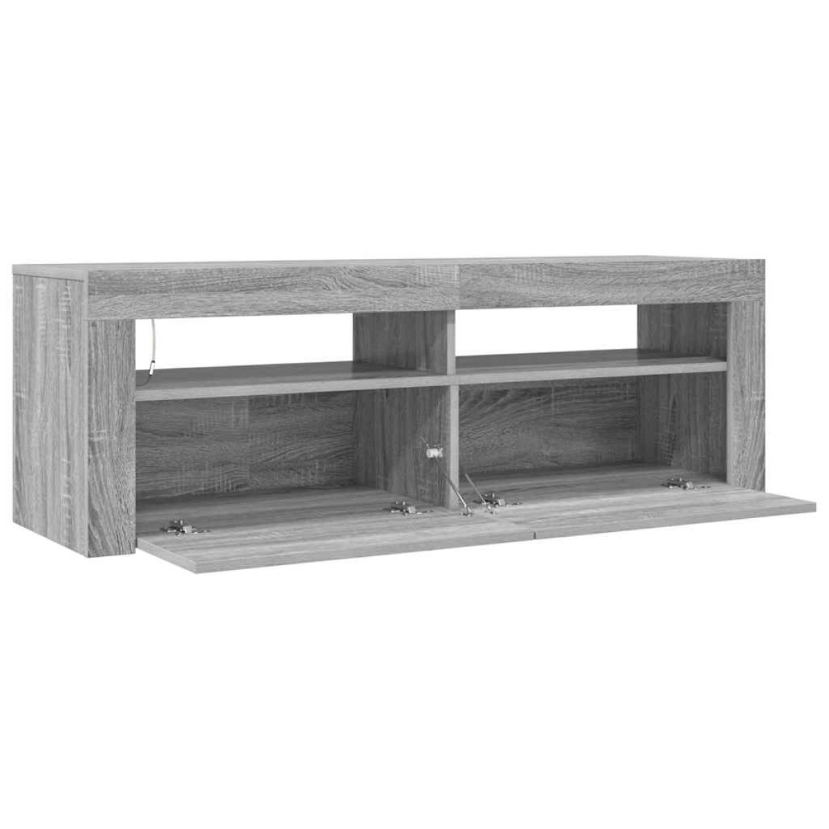 vidaXL Έπιπλο Τηλεόρασης με LED Γκρι Sonoma 120x35x40 εκ.