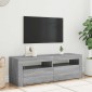 vidaXL Έπιπλο Τηλεόρασης με LED Γκρι Sonoma 120x35x40 εκ.