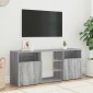 vidaXL Έπιπλο Τηλεόρασης με LED Γκρι Sonoma 120 x 30 x 50 εκ.