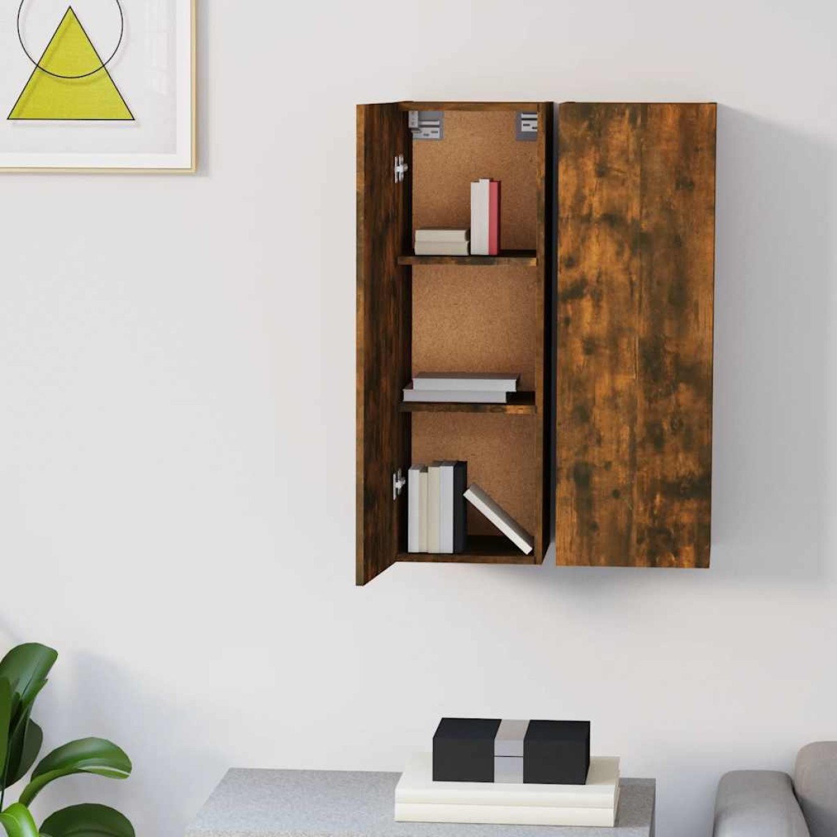 vidaXL Έπιπλα Τηλεόρασης2 τεμ. Καπν. Δρυς 30,5x30x90 εκ Επ. Ξύλο