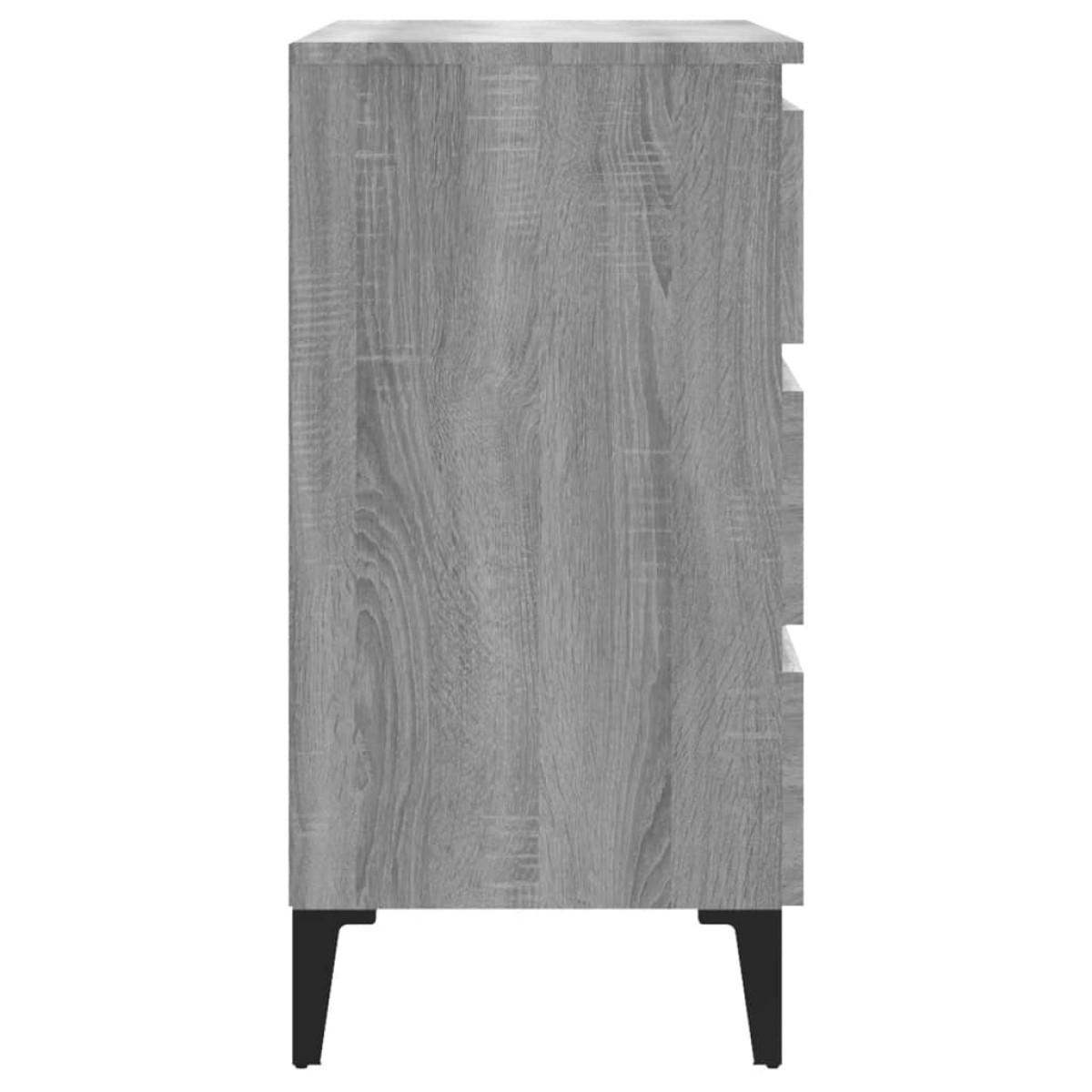 vidaXL Συρταριέρα Γκρι Sonoma 60 x 35 x 69 εκ. από Επεξεργασμένο Ξύλο