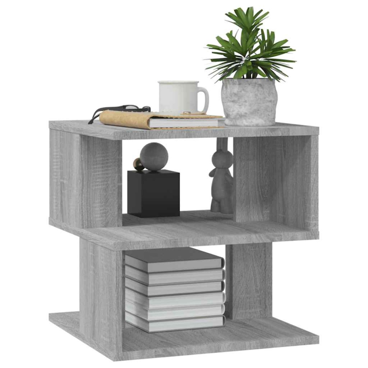 vidaXL Βοηθητικό Τραπέζι Γκρι Sonoma 40x40x40 εκ. Επεξεργασμένο Ξύλο