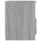vidaXL Κομοδίνα 2 τεμ. Γκρι Sonoma 40x40x50 εκ. από Επεξεργασμένο Ξύλο