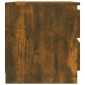 vidaXL Κομοδίνο Καπνιστή Δρυς 50x39x43,5 εκ. από Επεξεργασμένο Ξύλο
