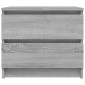 vidaXL Κομοδίνο Γκρι Sonoma 50 x 39 x 43,5 εκ. από Επεξεργασμένο Ξύλο