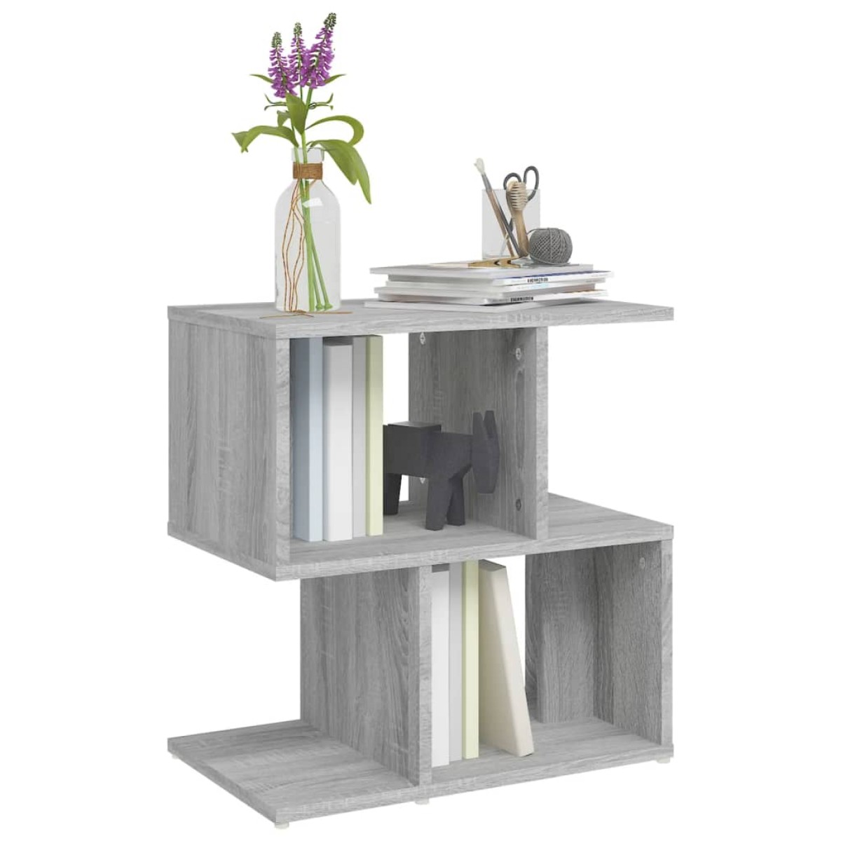 vidaXL Κομοδίνο Γκρι Sonoma 50 x 30 x 51,5 εκ. από Επεξεργασμένο Ξύλο