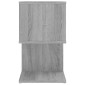 vidaXL Κομοδίνα 2 Τεμ. Γκρι Sonoma 50x30x51,5 εκ. Επεξεργασμένο Ξύλο