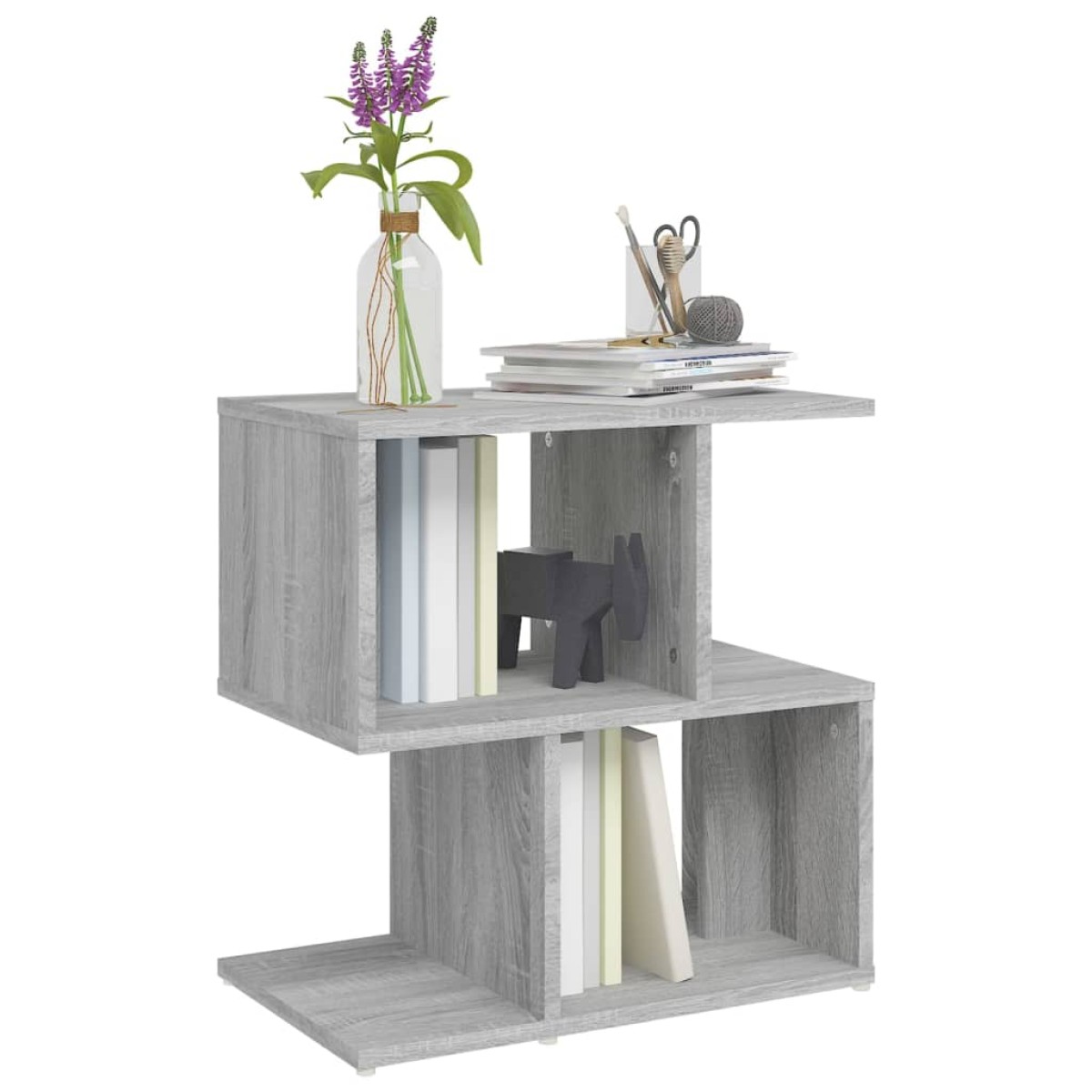 vidaXL Κομοδίνα 2 Τεμ. Γκρι Sonoma 50x30x51,5 εκ. Επεξεργασμένο Ξύλο