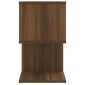 vidaXL Κομοδίνο Καφέ Δρυς 50 x 30 x 51,5 εκ. από Επεξεργασμένο Ξύλο