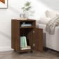 vidaXL Ντουλάπι με Ροδάκια Καφέ Δρυς 33x38x60 εκ. Επεξεργασμένο ξύλο