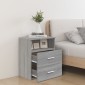vidaXL Κομοδίνο Γκρι Sonoma 50 x 32 x 60 εκ.