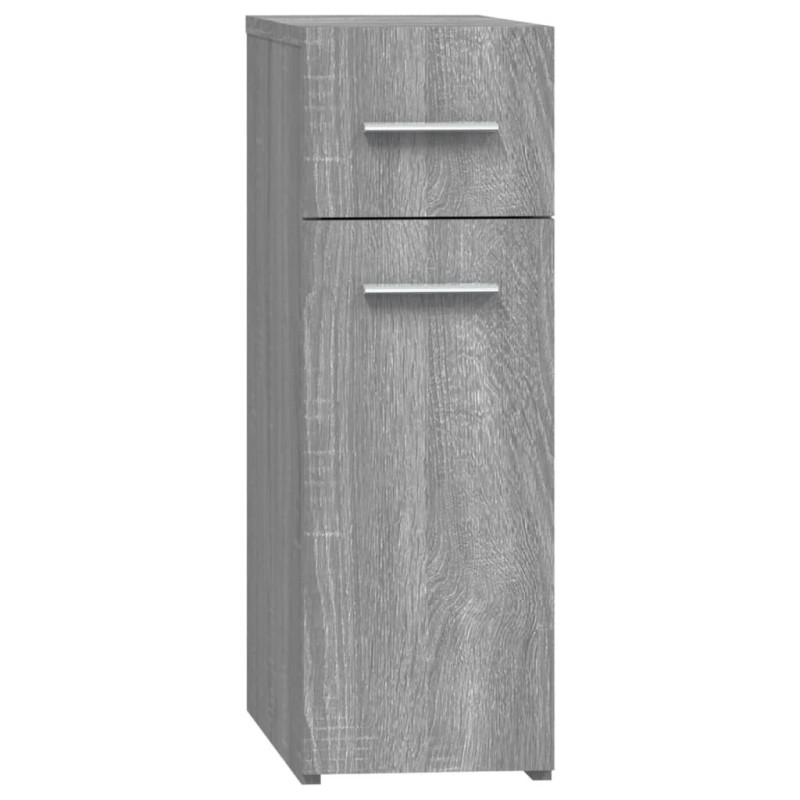 vidaXL Συρταριέρα Γενικής Χρήσης Γκρι Sonoma 20x45,5x60 εκ. Επεξ. Ξύλο