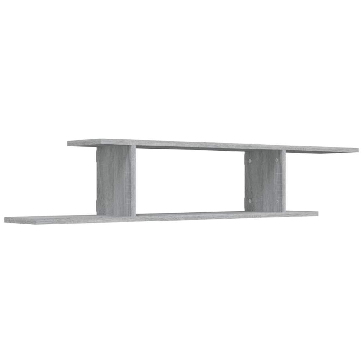 vidaXL Ράφι Τηλεόρασης Γκρι Sonoma 125x18x23 εκ. Επεξεργασμένο Ξύλο